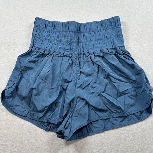 Free People Pants - Free People Movement Women's High Rise Athletic Shorts, Lined, Dusty Blue, XL